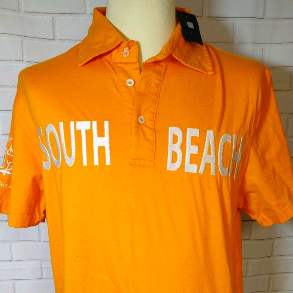 DOMENICO VACCA ITALIAN MADE POLO SHIRT, L, NWT